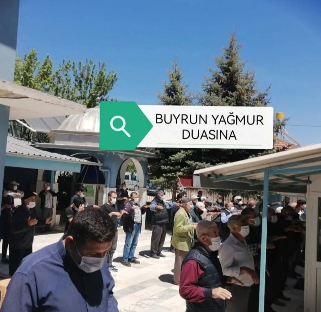 PAZAR GÜNÜ YAĞMUR DUASINA DAVETLİSİNİZ