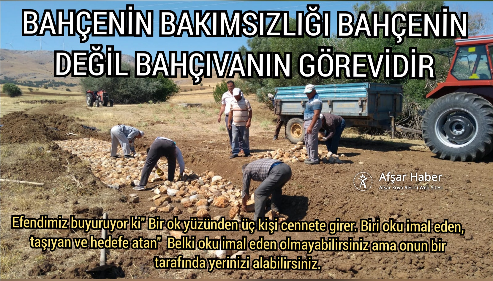 BAHÇENİN BAKIMSIZLIĞI BAHÇENİN DEĞİL BAHÇIVANIN SUÇUDUR